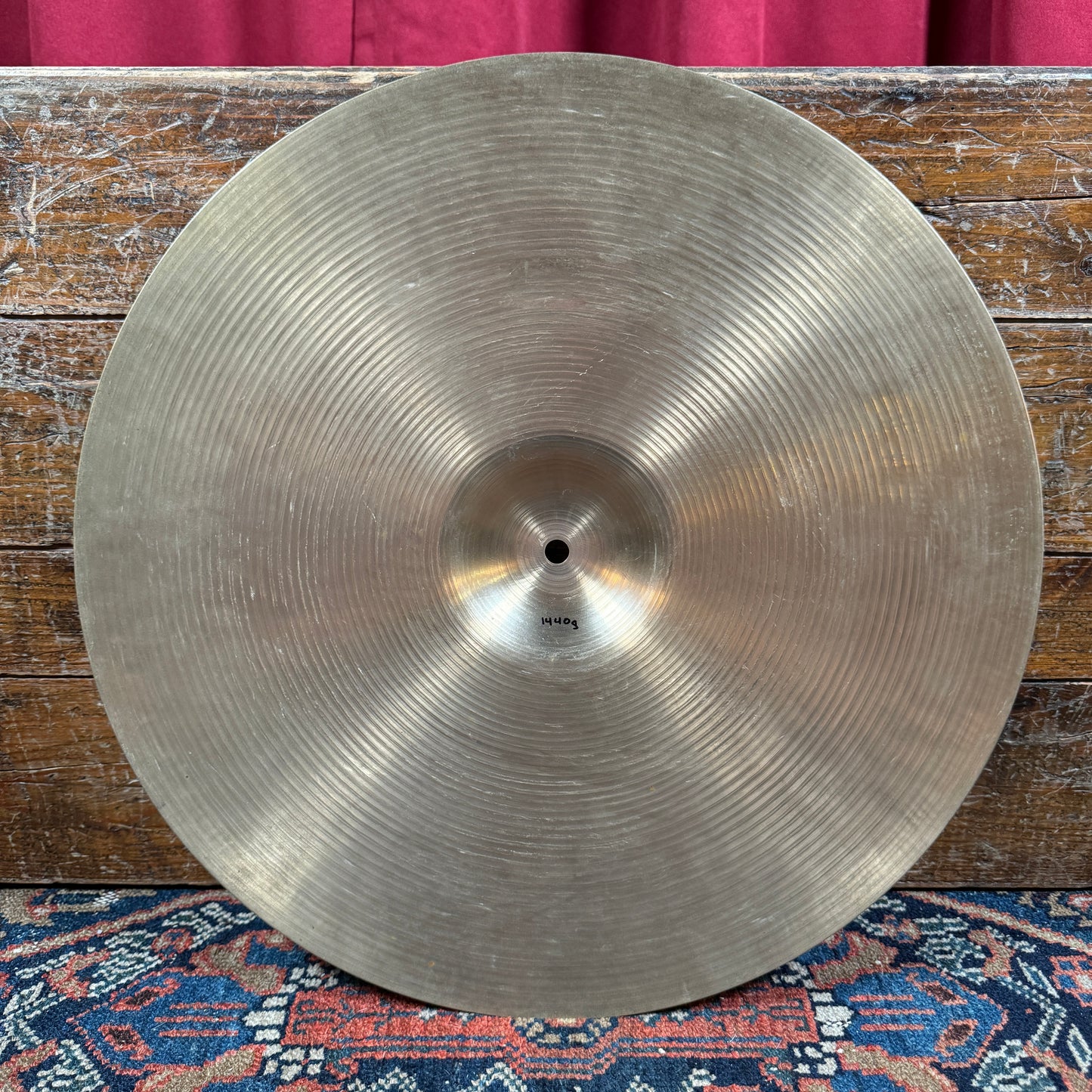 18" Paiste Formula 602 Pre-Serial 1960s Crash Cymbal 1440g *Video Demo*