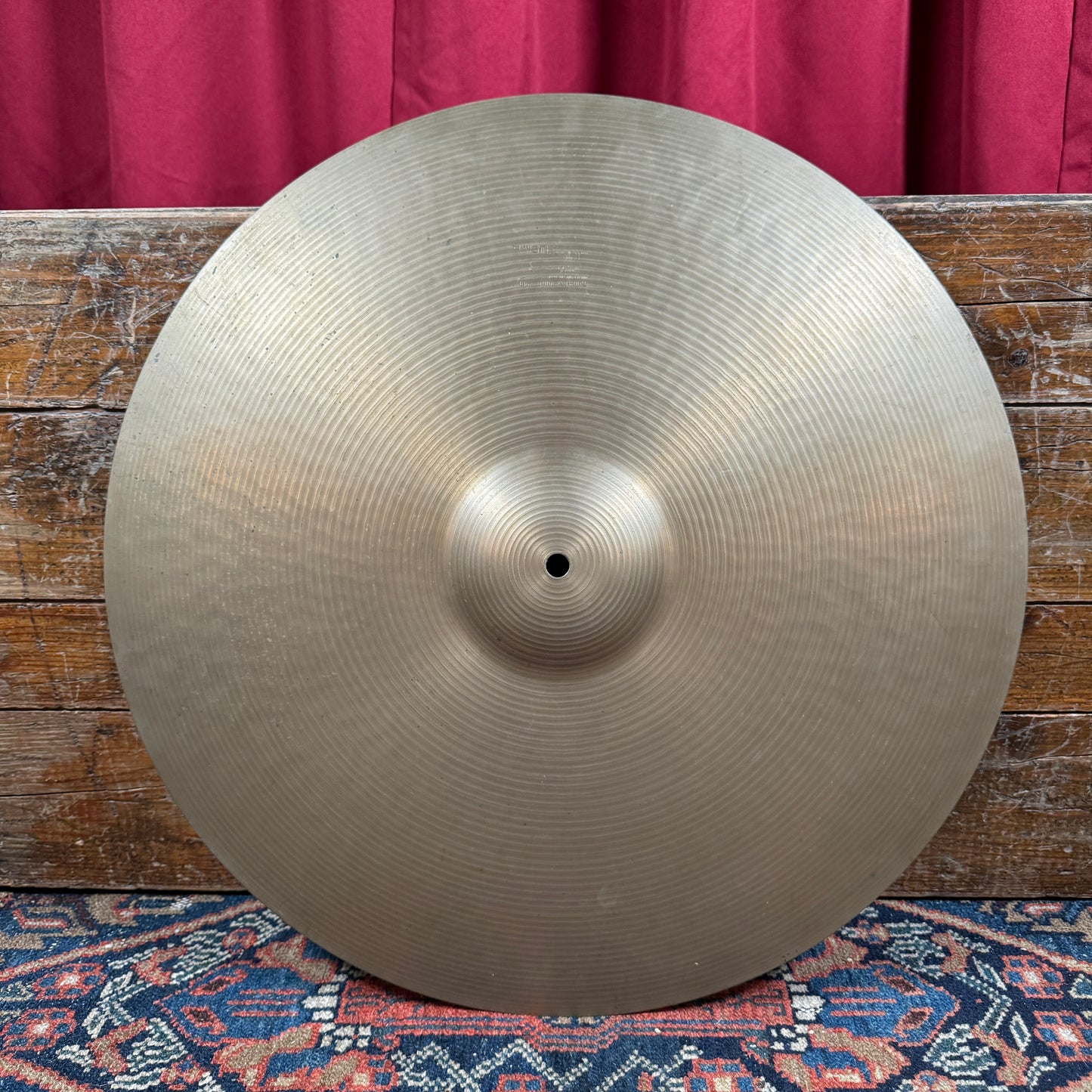 20" Paiste Formula 602 Pre-Serial 1960s Ride Cymbal 2404g *Video Demo*