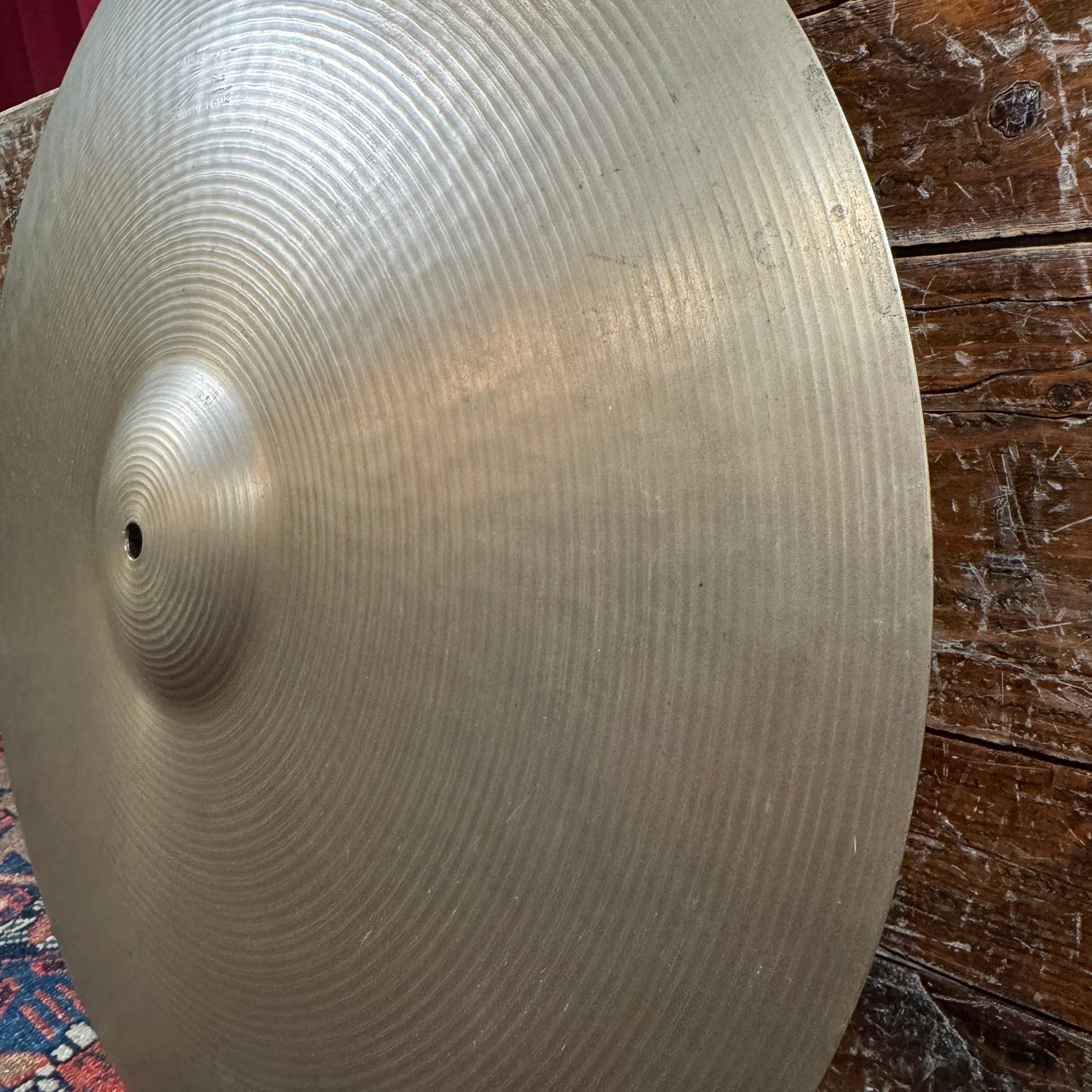 20" Paiste Formula 602 Pre-Serial 1960s Ride Cymbal 2404g *Video Demo*