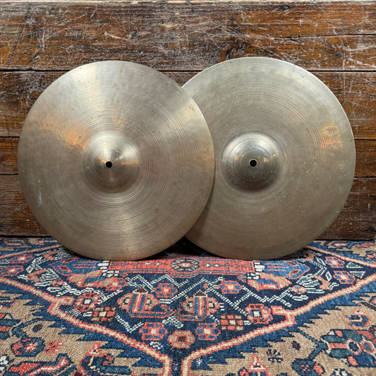 14" Zildjian A 1950s Trans Stamp Hi-Hat Cymbal Pair 622g/1346g *Video Demo*