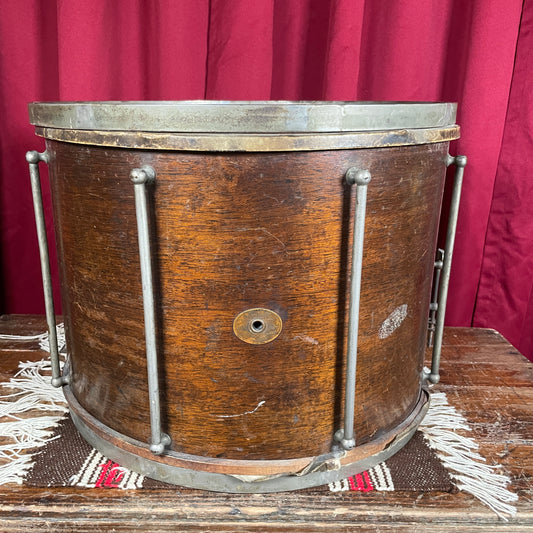 1920s Ludwig 12x16 Separate Tension Street Snare Drum Project No. 222 Field Parade