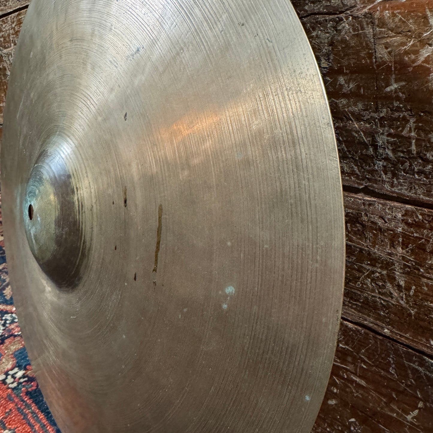 15" K Zildjian Istanbul Old Stamp IIa 1945-49 "G" Gretsch Cymbal 1244g *Video Demo*