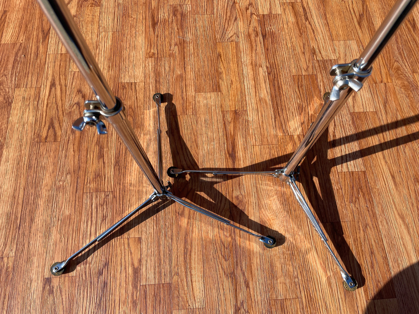 1950s WFL No. 1400 Flat Base Straight Cymbal Stand Pair (2 Pcs.)