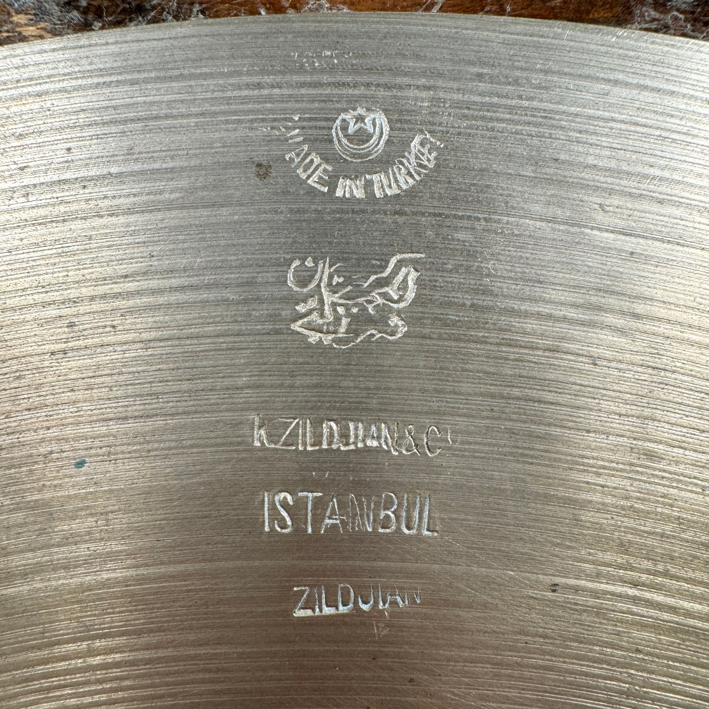 15" K Zildjian Istanbul Old Stamp IIa 1945-49 "G" Gretsch Cymbal 1244g *Video Demo*