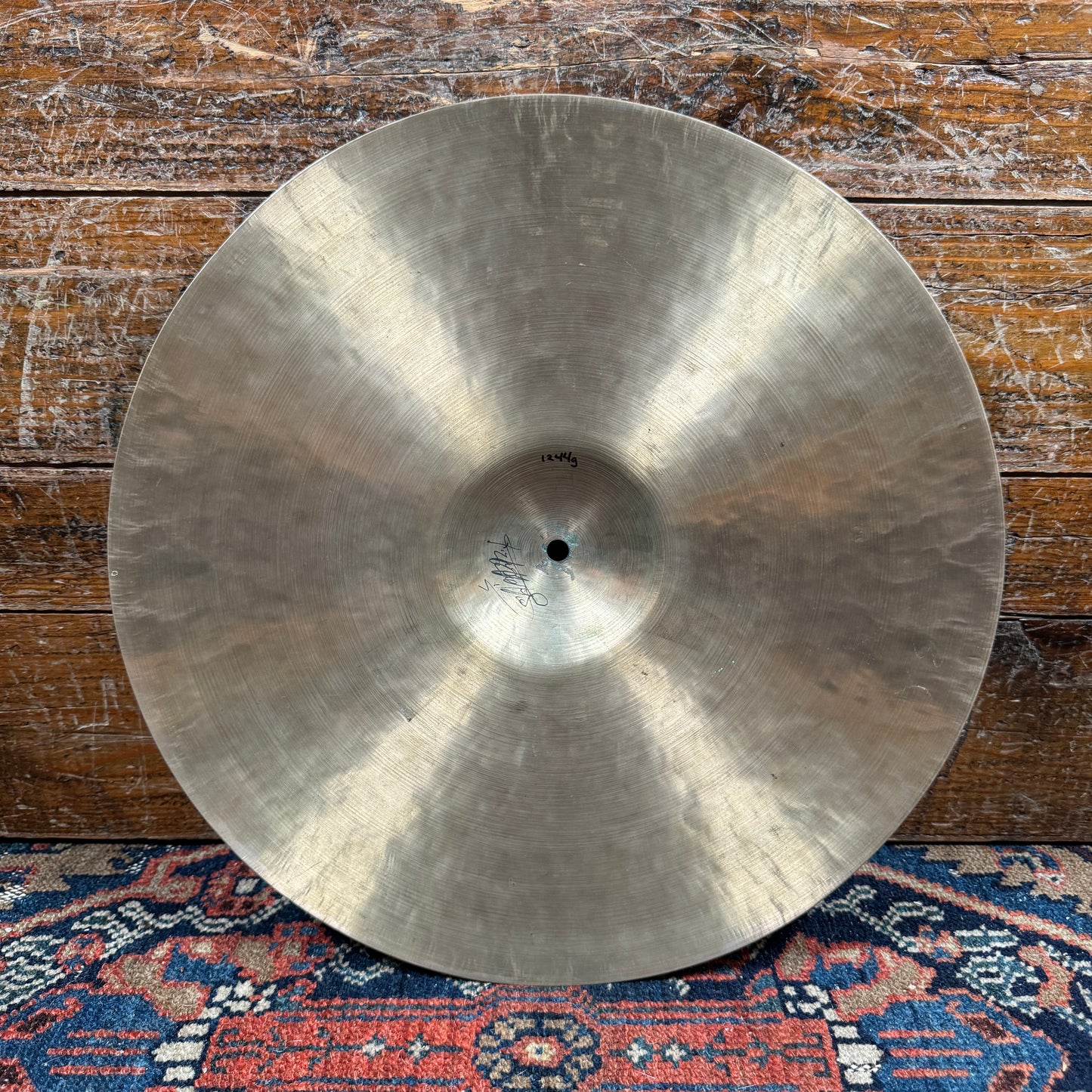 15" K Zildjian Istanbul Old Stamp IIa 1945-49 "G" Gretsch Cymbal 1244g *Video Demo*