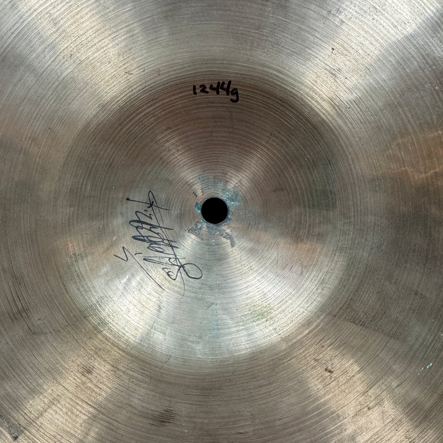 15" K Zildjian Istanbul Old Stamp IIa 1945-49 "G" Gretsch Cymbal 1244g *Video Demo*