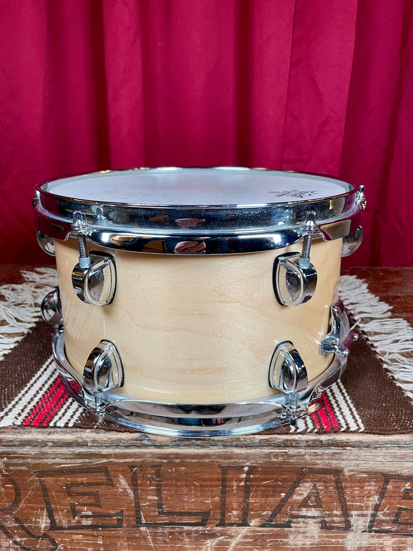 1990s Premier 6x10 Soprano 2060 Snare Drum Natural Birch