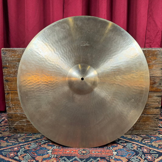 24" Paiste Formula 602 Pre-Serial 1960s Medium Ride Cymbal 3412g *Video Demo*