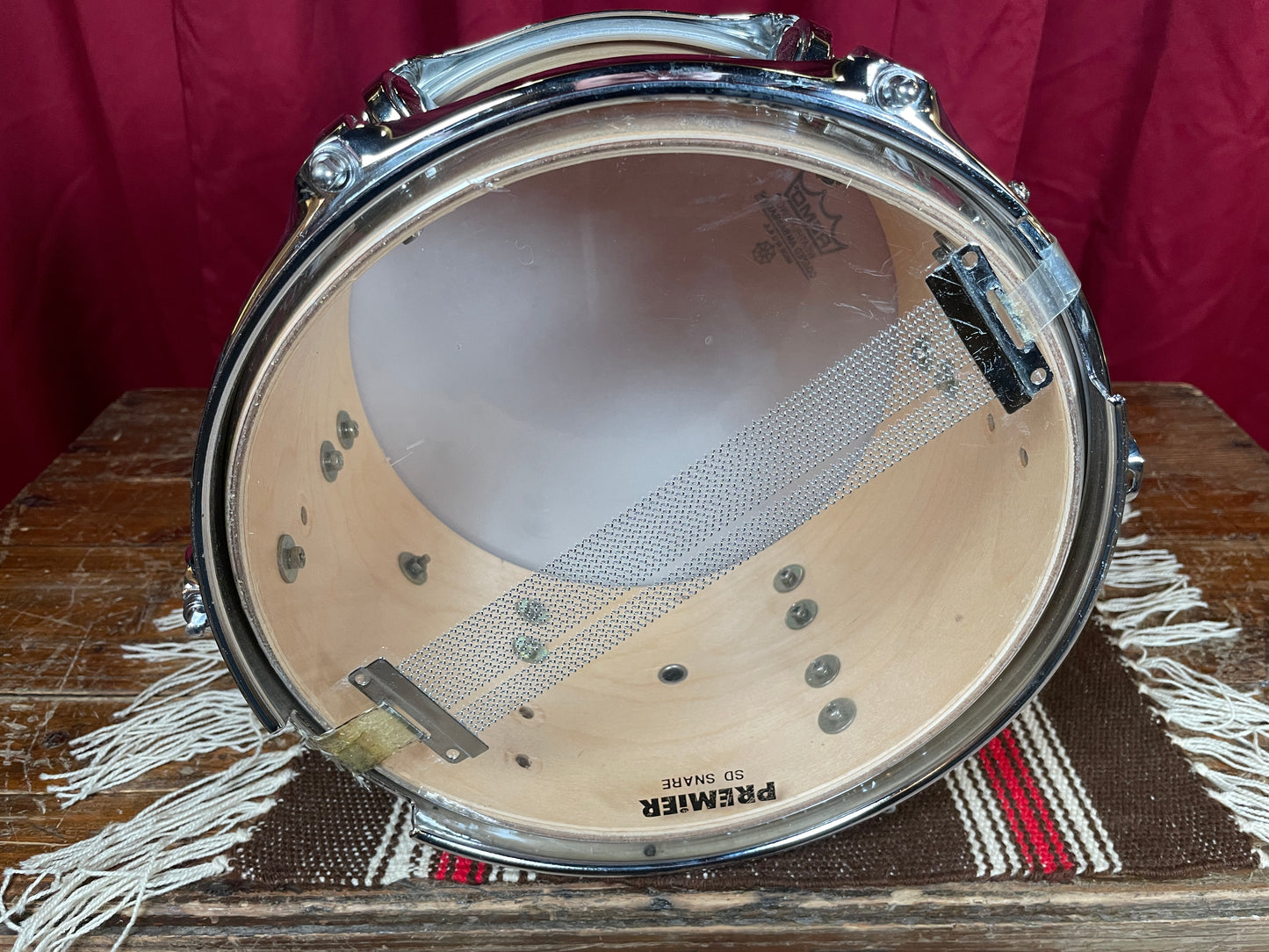 1990s Premier 6x10 Soprano 2060 Snare Drum Natural Birch