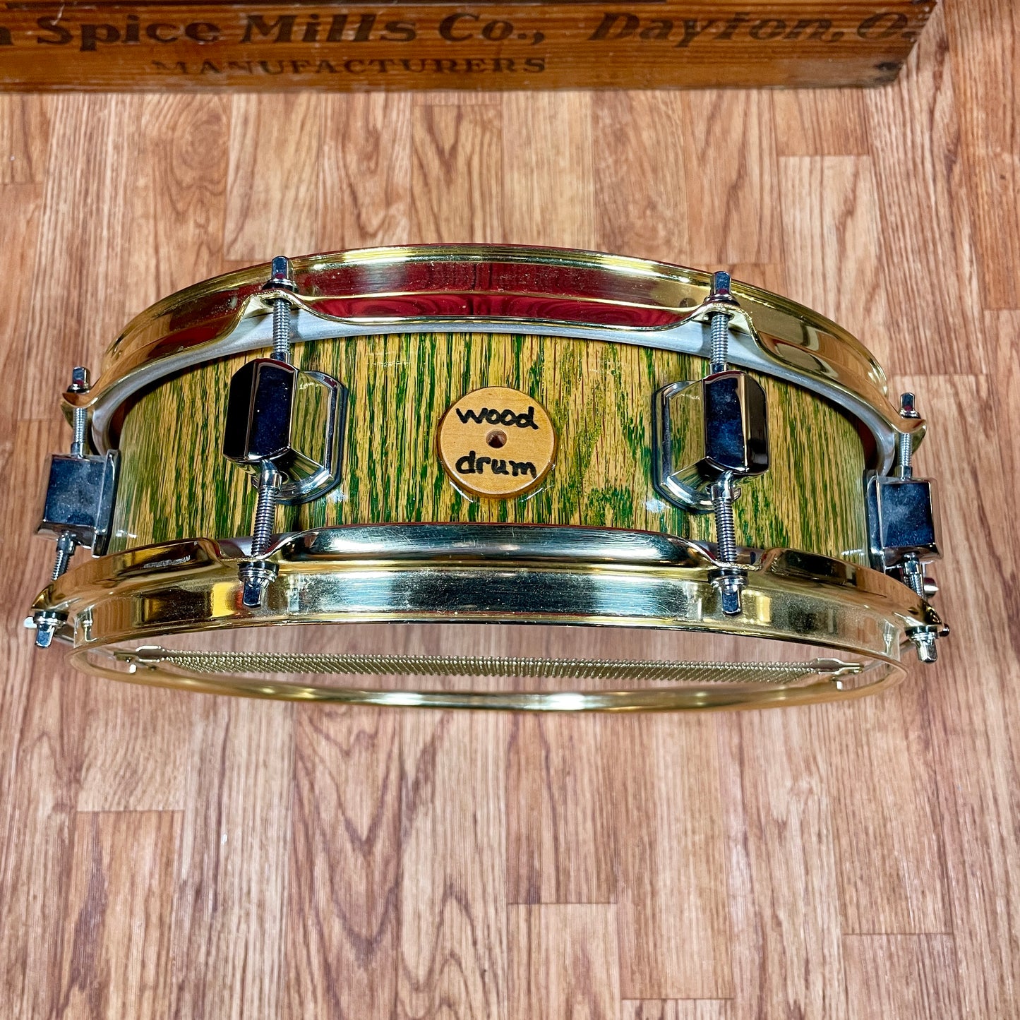 Wood Drum Custom 4x13 Oak Stave Shell Snare Drum