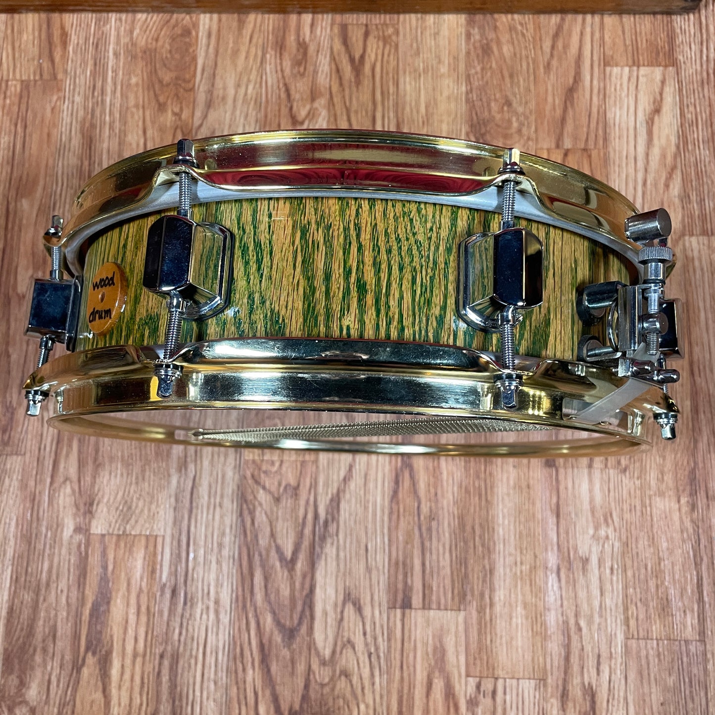 Wood Drum Custom 4x13 Oak Stave Shell Snare Drum