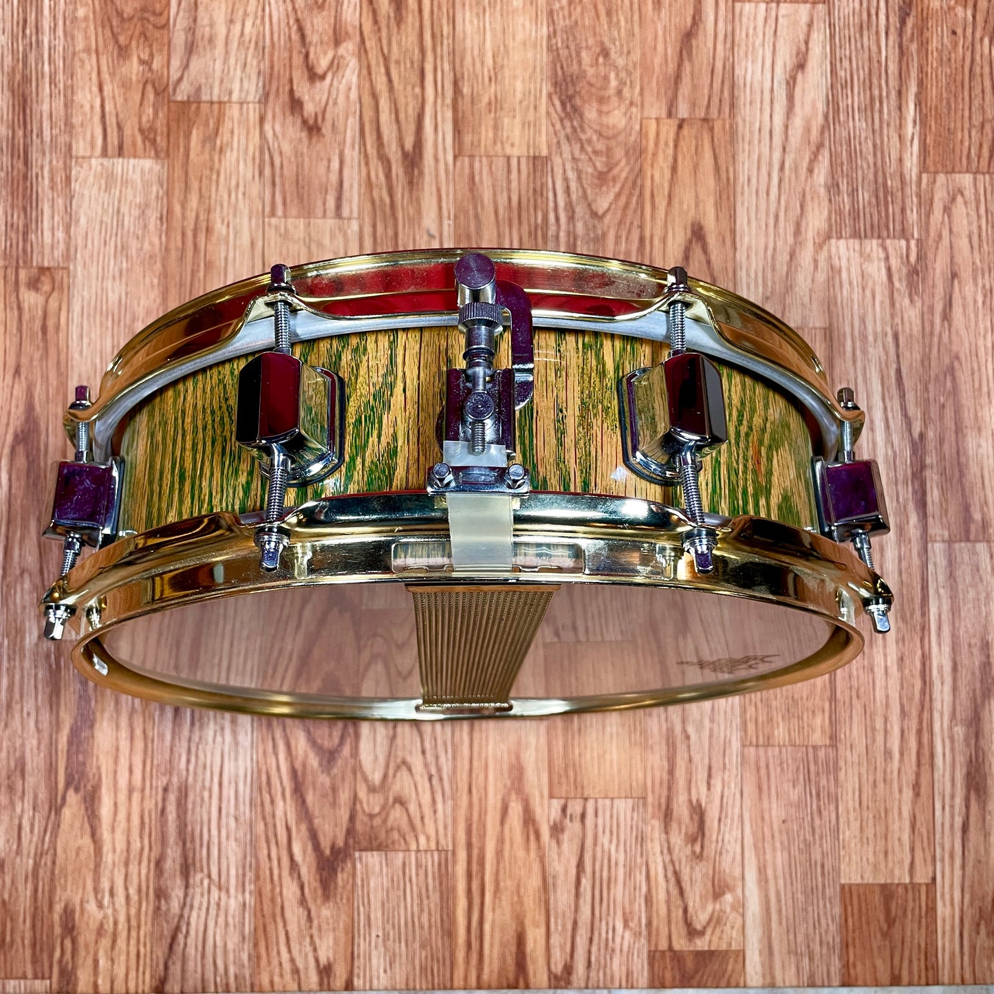 Wood Drum Custom 4x13 Oak Stave Shell Snare Drum