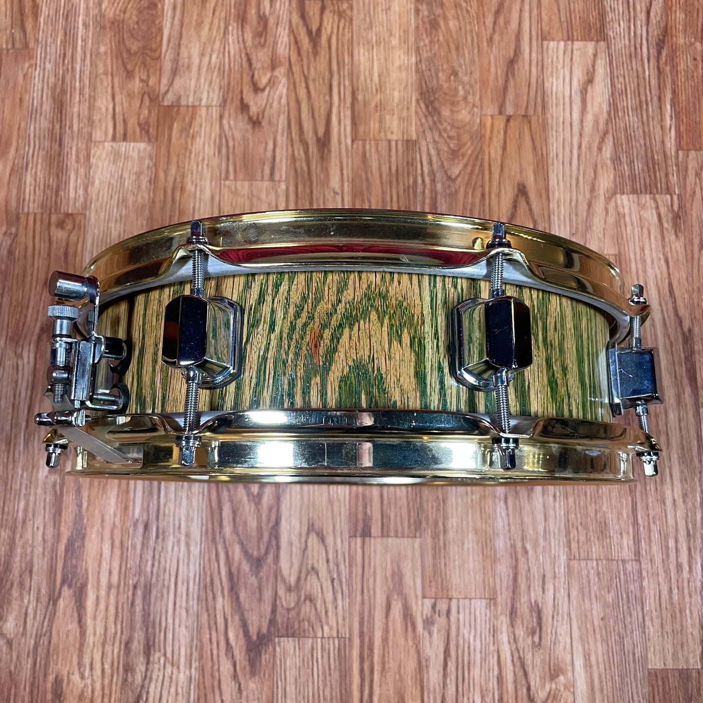 Wood Drum Custom 4x13 Oak Stave Shell Snare Drum