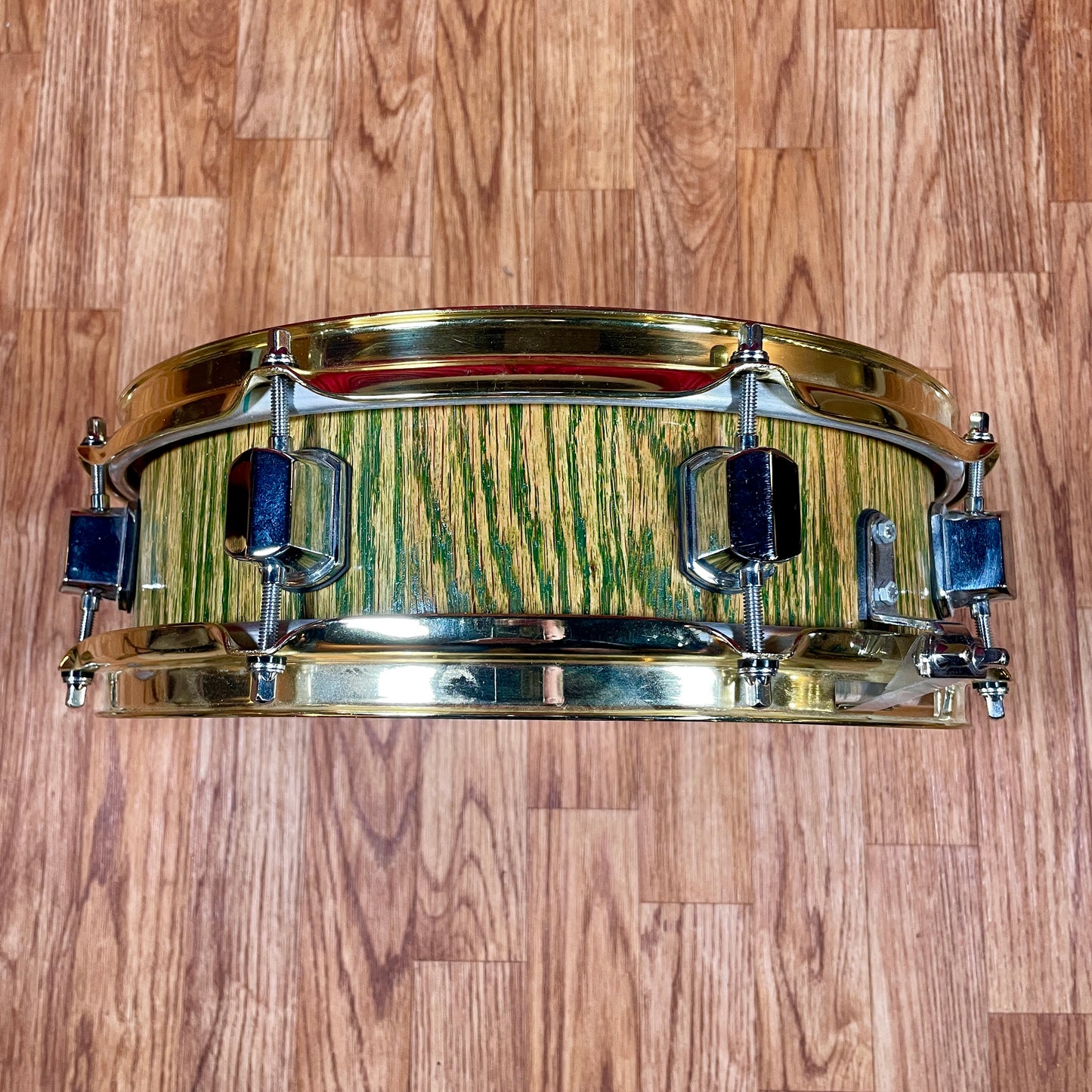 Wood Drum Custom 4x13 Oak Stave Shell Snare Drum