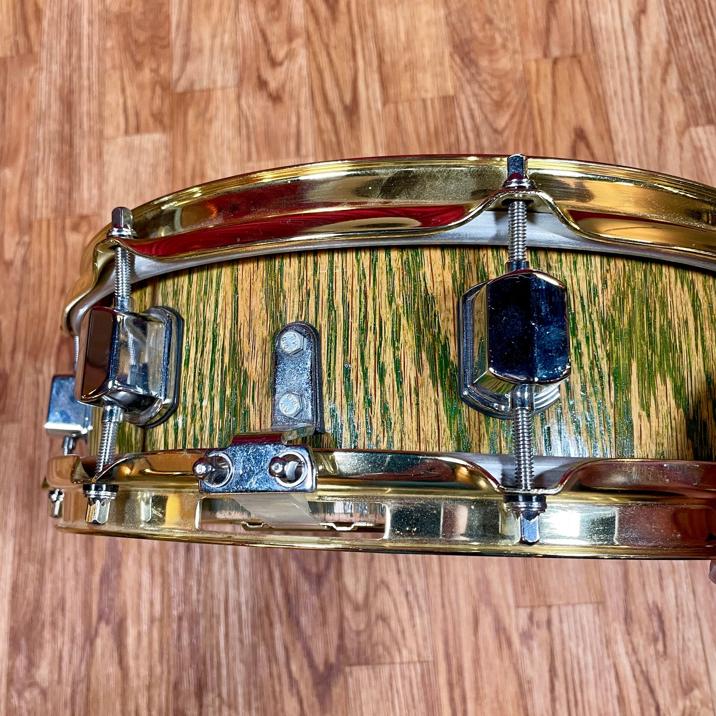 Wood Drum Custom 4x13 Oak Stave Shell Snare Drum