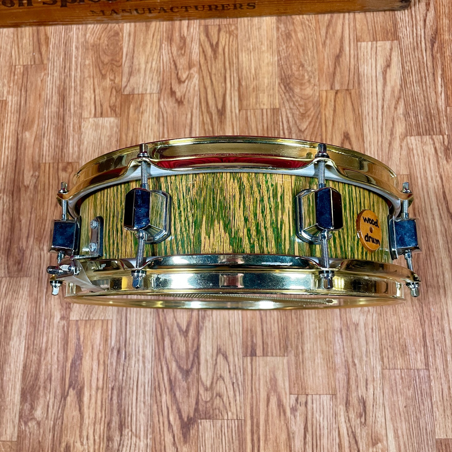 Wood Drum Custom 4x13 Oak Stave Shell Snare Drum