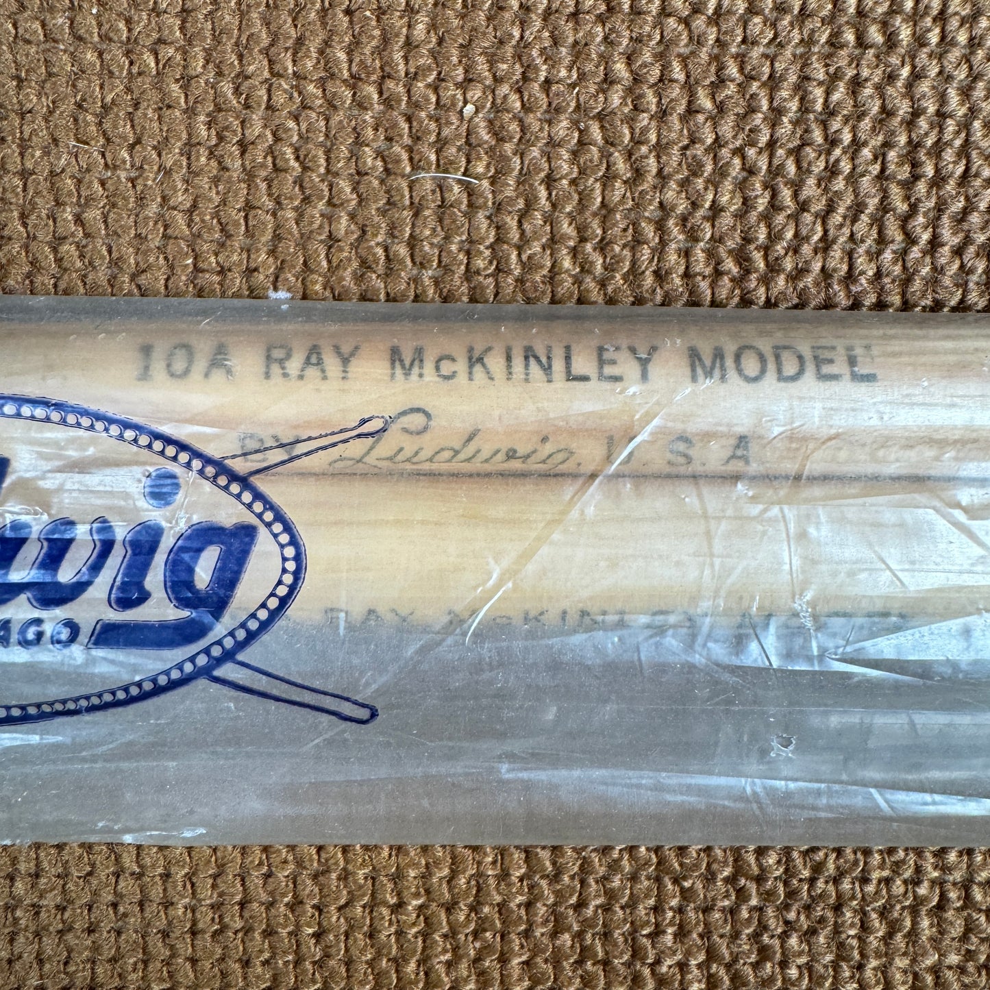 1950s Ludwig Ray McKinley 10A Wood Tip Drum Stick NOS 16" Hickory