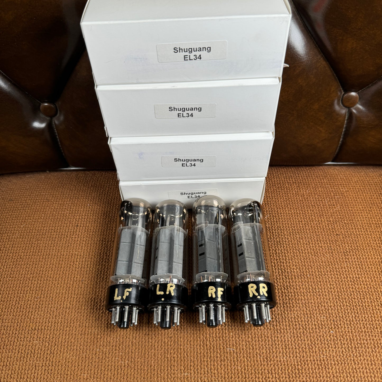 Shuguang EL34 Amplifier Power Tubes Quad Set of 4