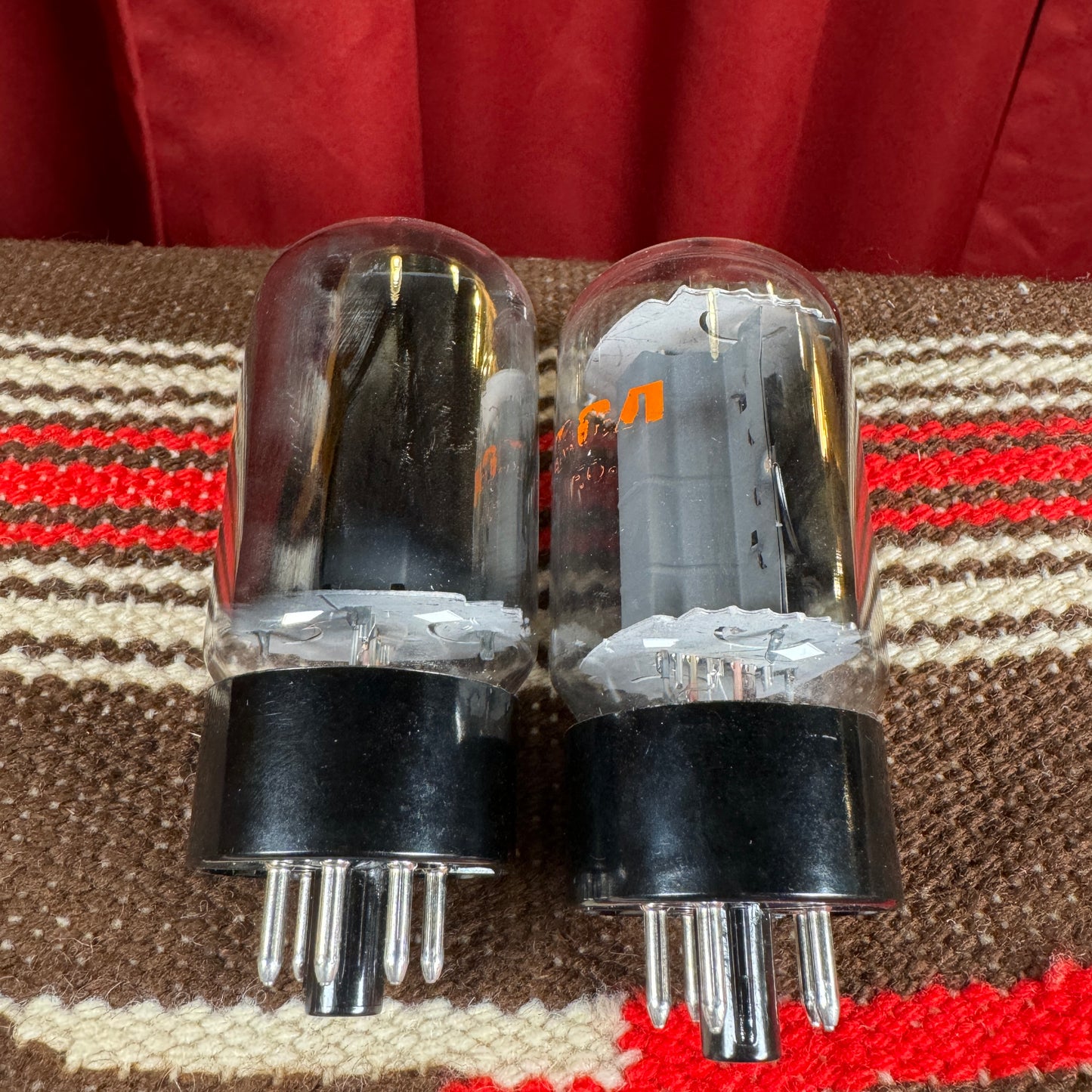 Vintage RCA 7581A Power Tubes Duet Set of 2 Made in USA #173