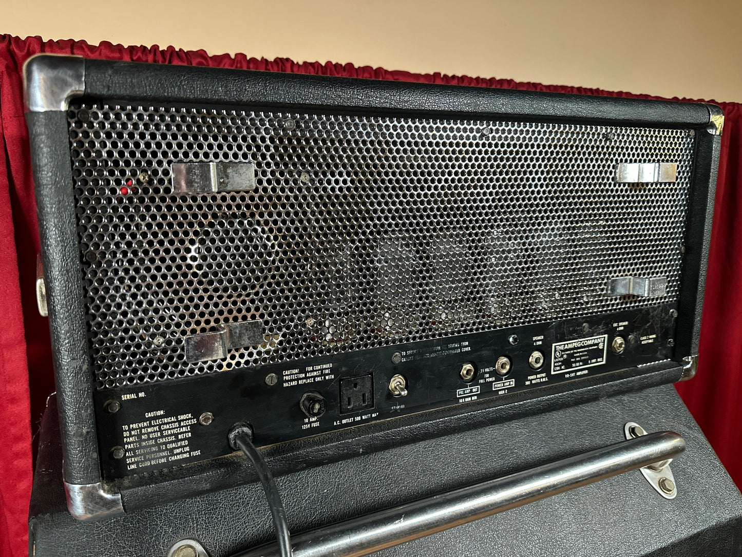 1976 Ampeg SVT 300 Watt Amplifier Head & 8x10 Cabinet