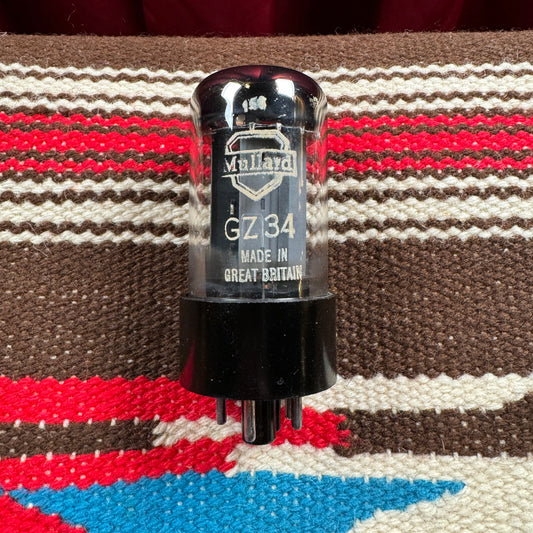 Vintage 1958 Mullard GZ34 Rectifier Tube f31 Blackburn 5AR4 Valve #189