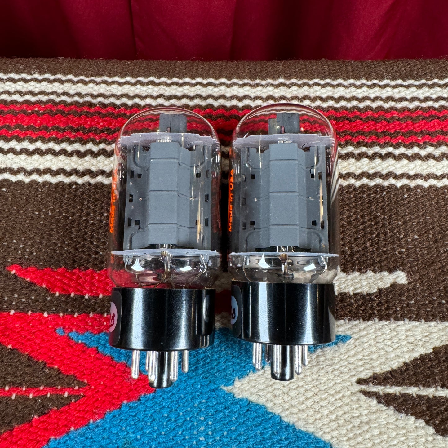 Groove Tubes GT6L6-GE Pair Amplifier Power Tubes Duet 6L6 #184