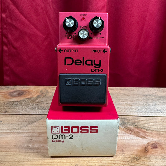 1980s Boss DM-2 Analog Delay Pedal w/ Original Box MN3005 Chip Japan