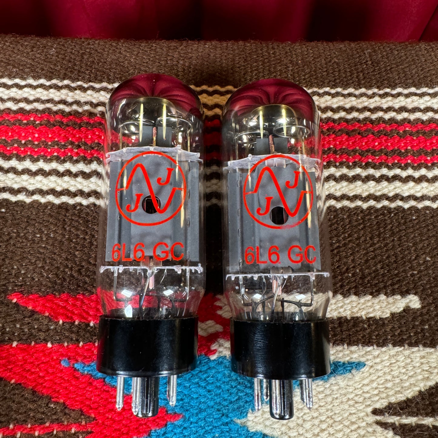 JJ Electronic 6L6GC Pair Amplifier Power Tubes Duet 6L6 Pair #193