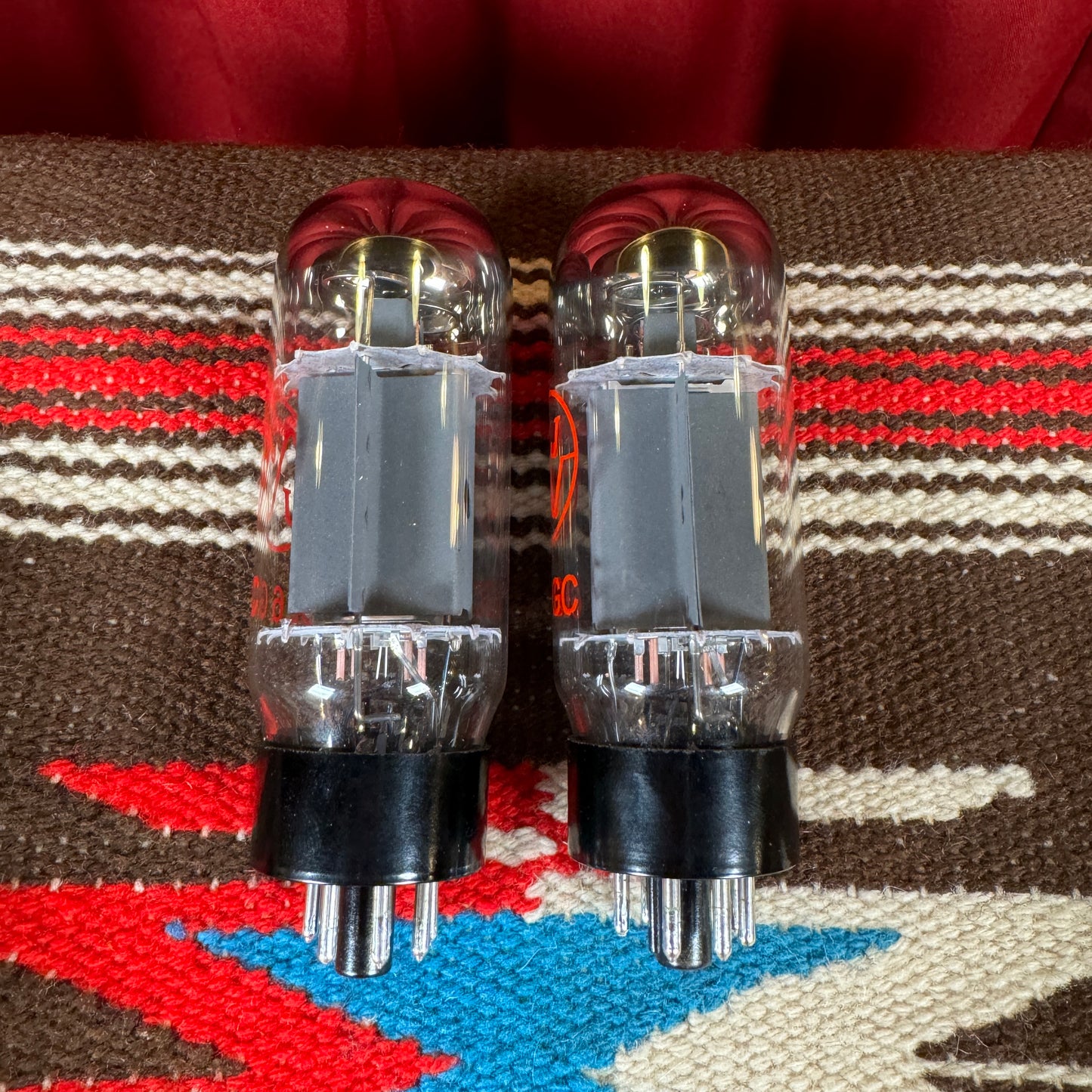 JJ Electronic 6L6GC Pair Amplifier Power Tubes Duet 6L6 Pair #193