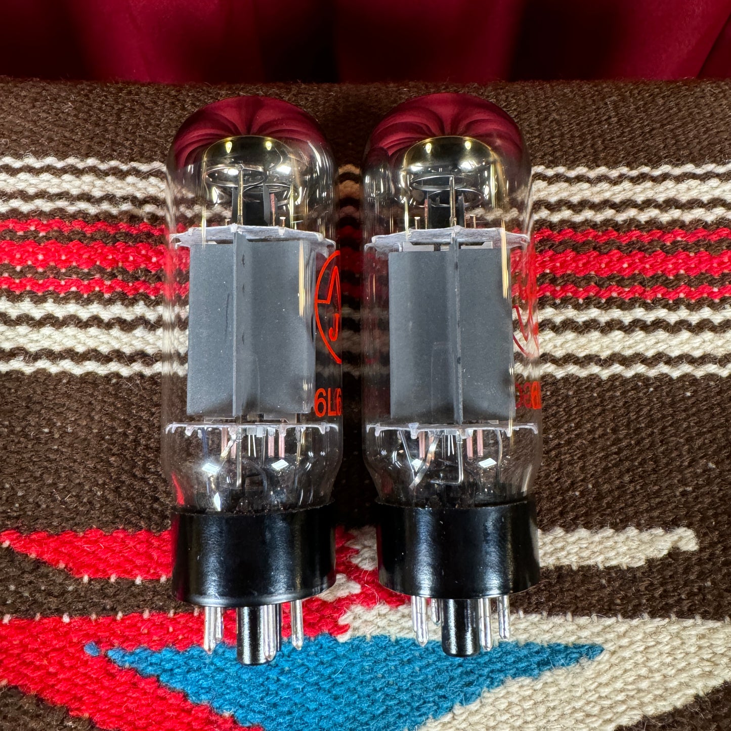 JJ Electronic 6L6GC Pair Amplifier Power Tubes Duet 6L6 Pair #193