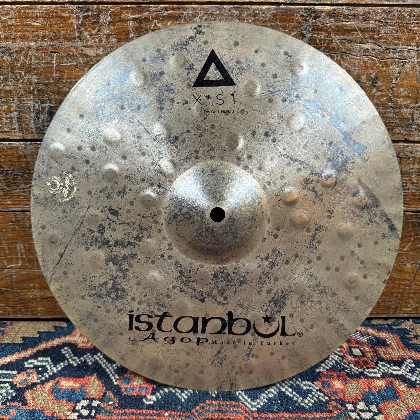 13" Istanbul Agop Xist Dry Dark Hi-Hat Cymbal Pair 504g/882g *Video Demo*