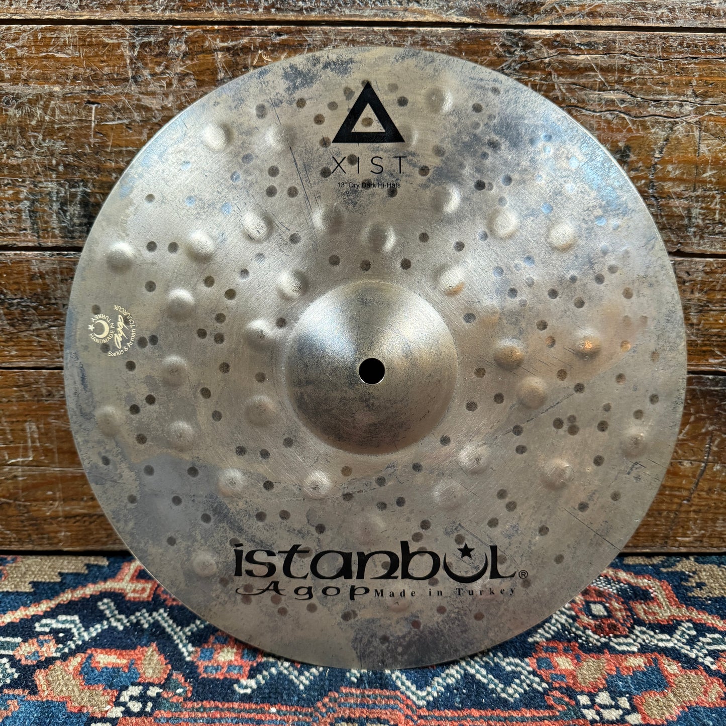 13" Istanbul Agop Xist Dry Dark Hi-Hat Cymbal Pair 504g/882g *Video Demo*