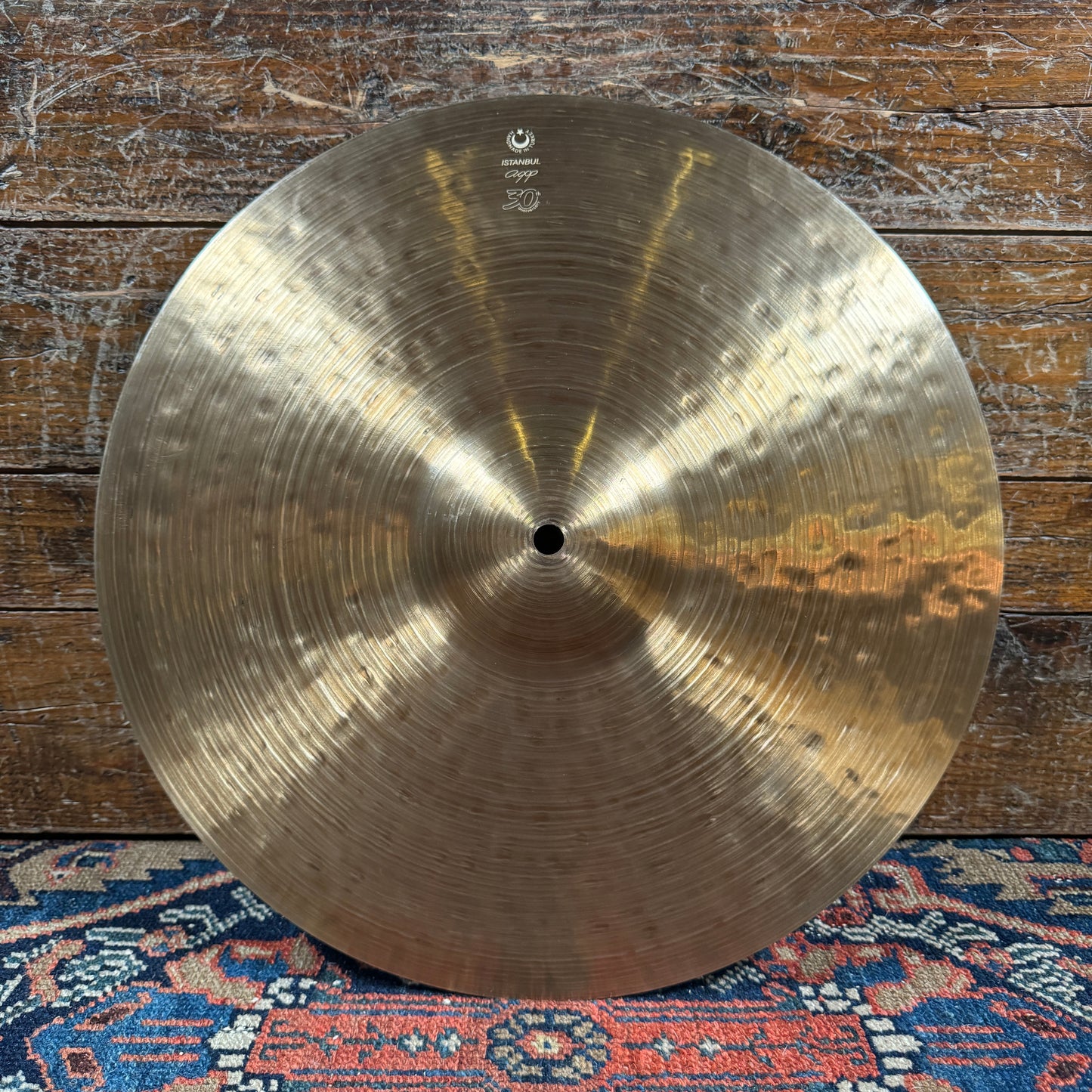 16" Istanbul Agop 30th Anniversary Hi-Hat Cymbal Pair 1060g/1262g *Video Demo*