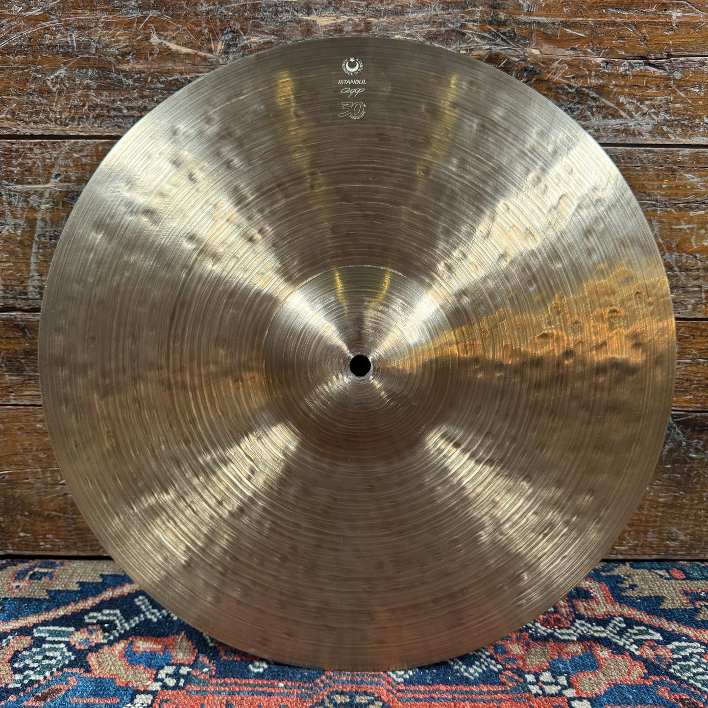 16" Istanbul Agop 30th Anniversary Hi-Hat Cymbal Pair 1060g/1262g *Video Demo*