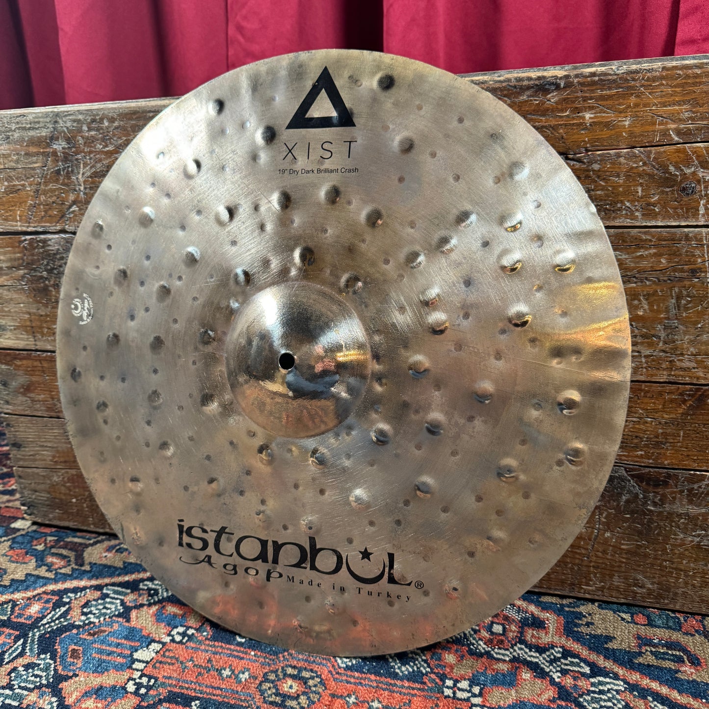 19" Istanbul Agop Xist Dry Dark Brilliant Crash Cymbal 1300g *Video Demo*