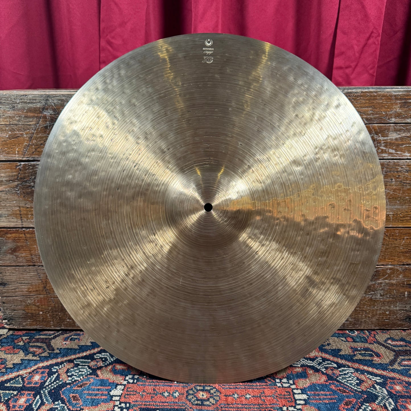 22" Istanbul Agop 30th Anniversary Medium Ride Cymbal 2512g *Video Demo*