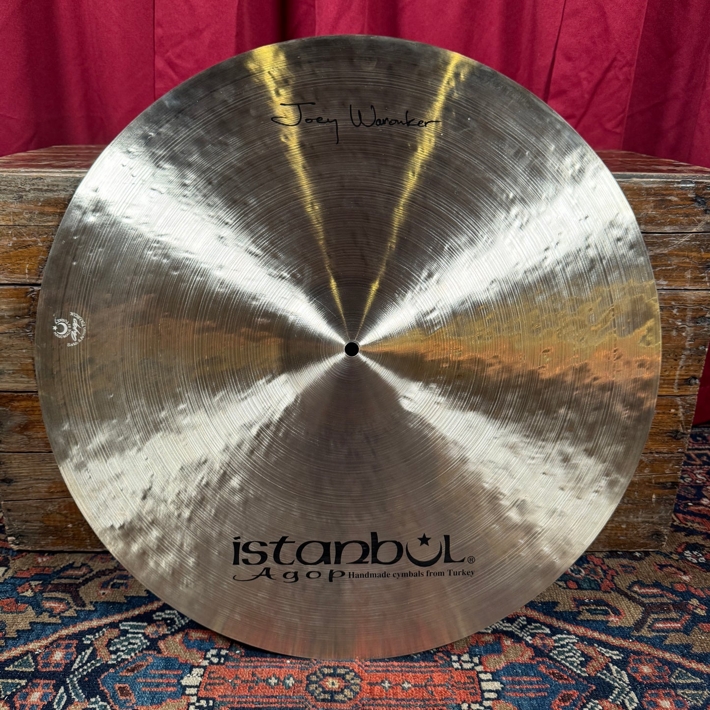 24" Istanbul Agop Joey Waronker Signature Ride Cymbal 3436g *Video Demo*