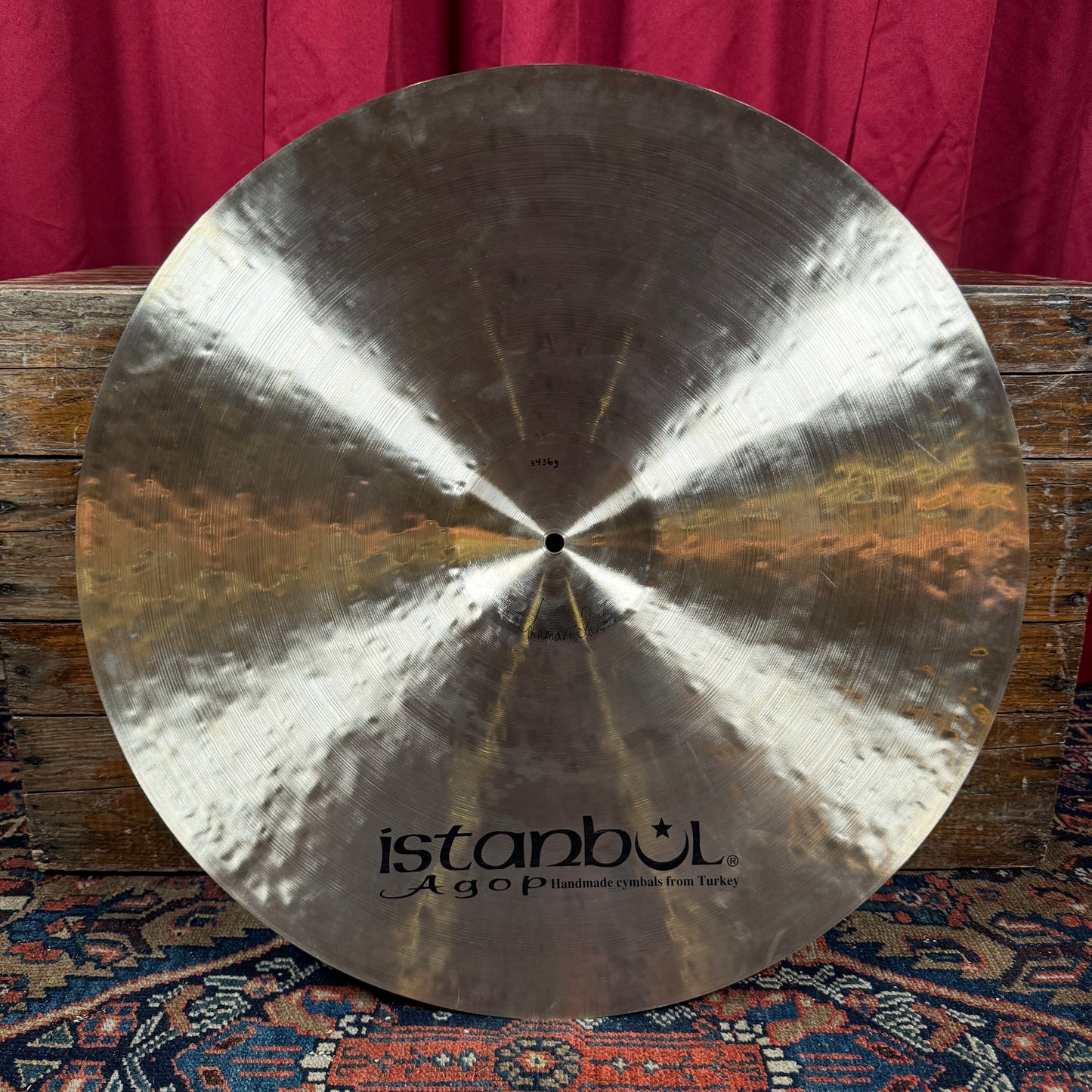 24" Istanbul Agop Joey Waronker Signature Ride Cymbal 3436g *Video Demo*