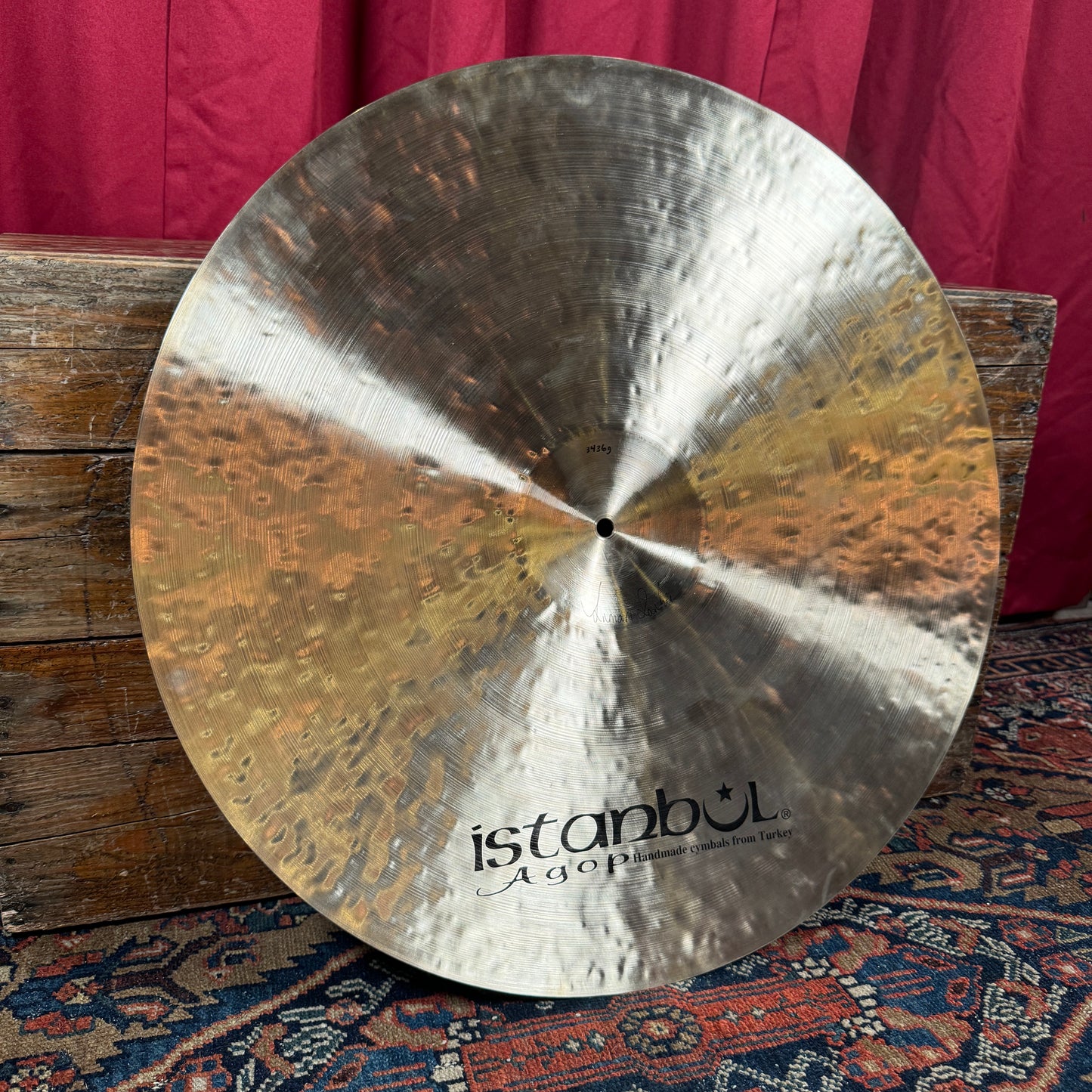 24" Istanbul Agop Joey Waronker Signature Ride Cymbal 3436g *Video Demo*