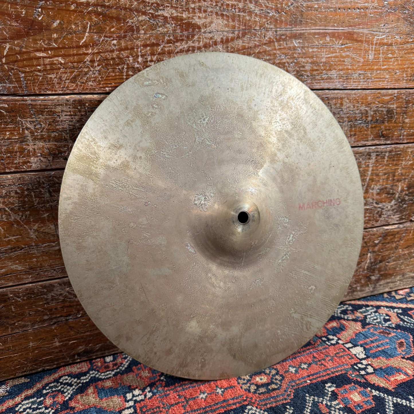 14" Paiste Stanople 1960s Medium-Heavy Marching Hi-Hat Cymbal Pair 870g/876g