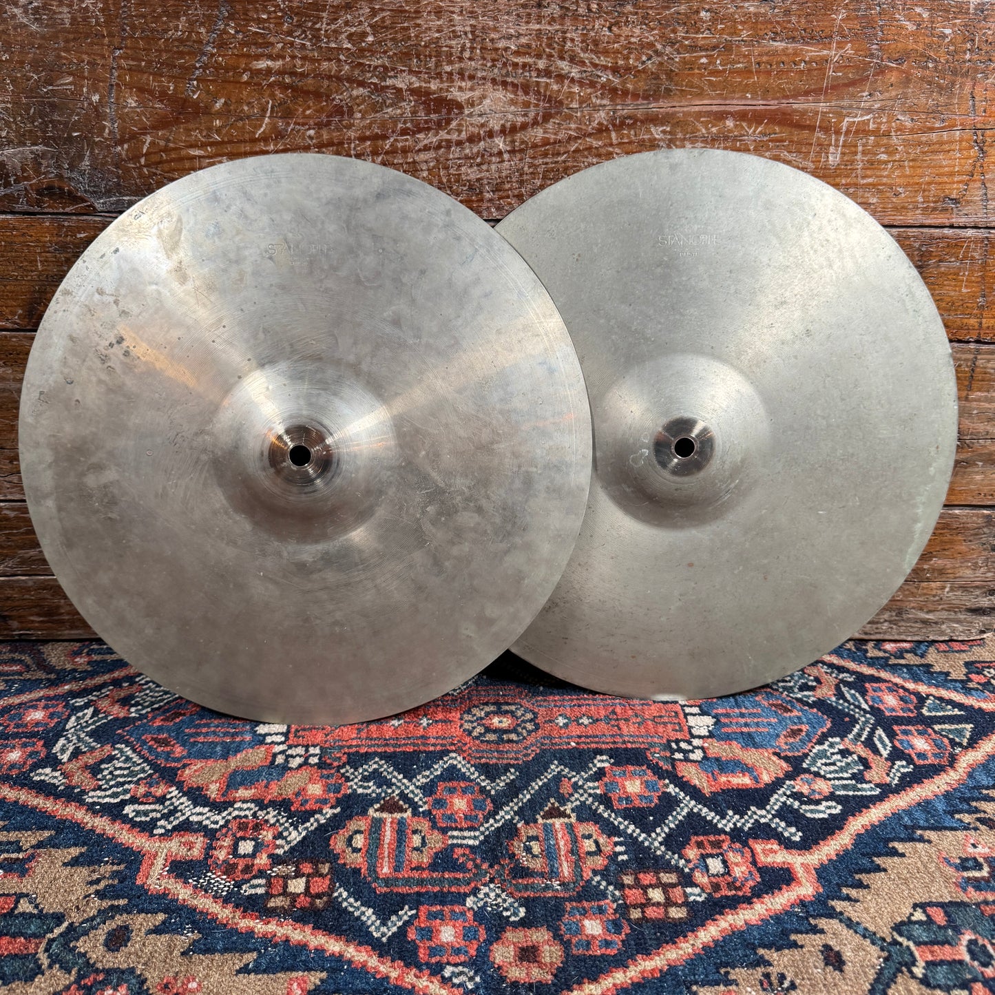 14" Paiste Stanople 1960s Hi-Hat Cymbal Pair 594g/602g *Video Demo*