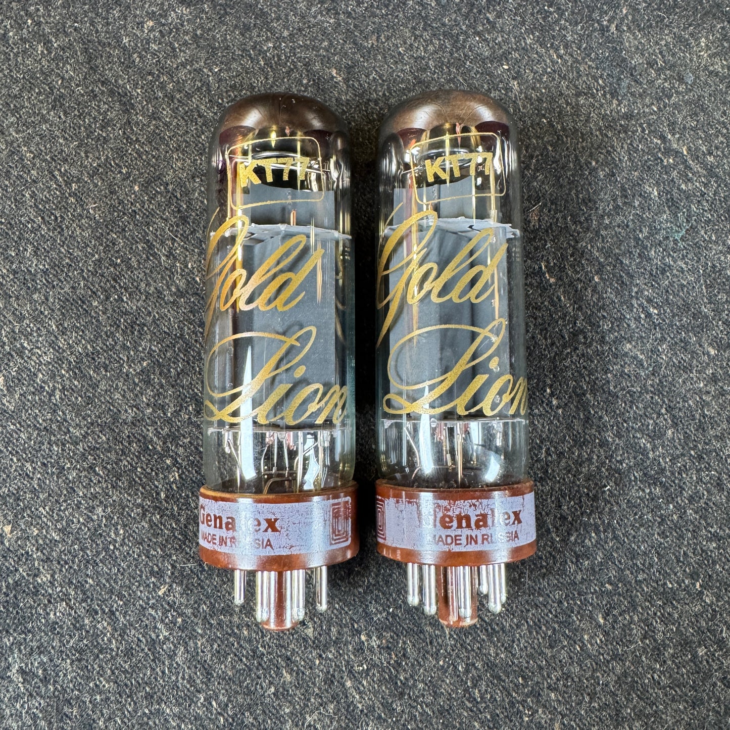 Genalex Gold Lion KT77 Amplifier Power Tubes Pair Duet #203