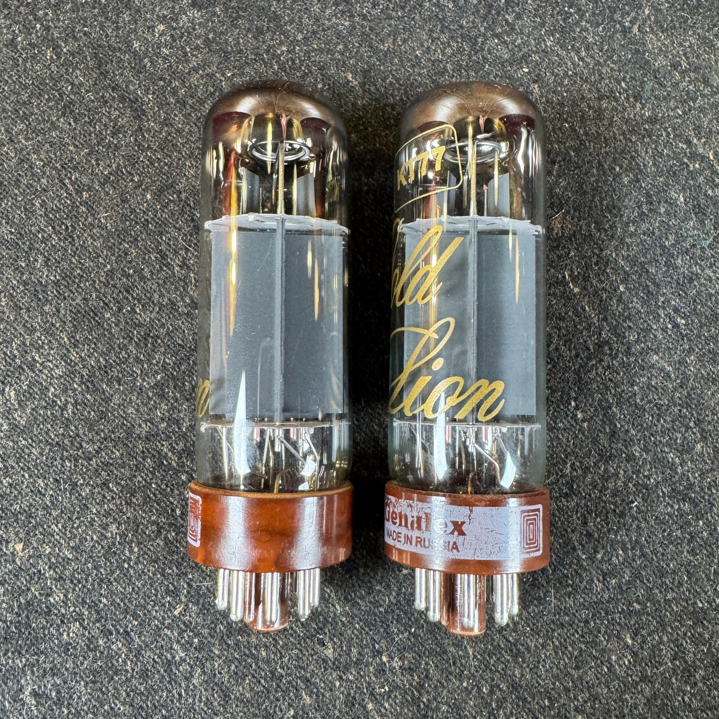 Genalex Gold Lion KT77 Amplifier Power Tubes Pair Duet #203