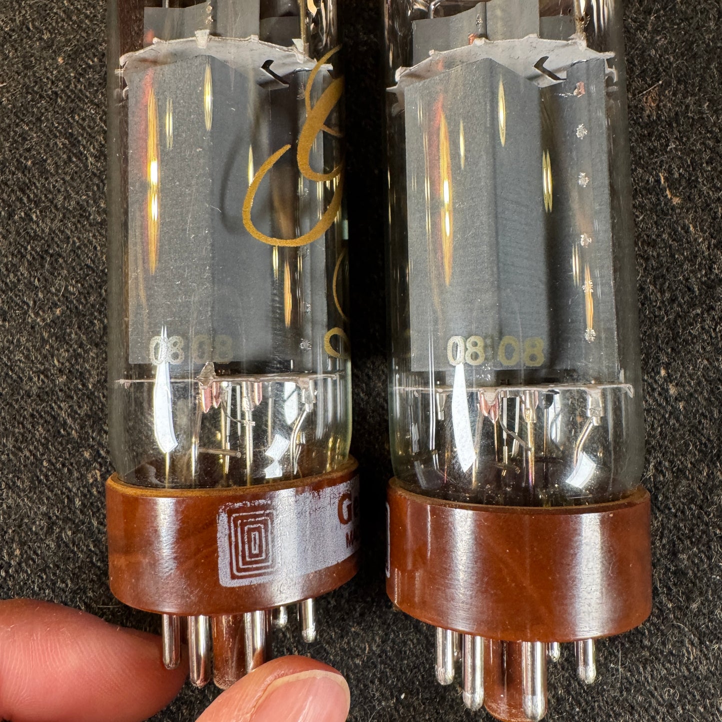 Genalex Gold Lion KT77 Amplifier Power Tubes Pair Duet #203