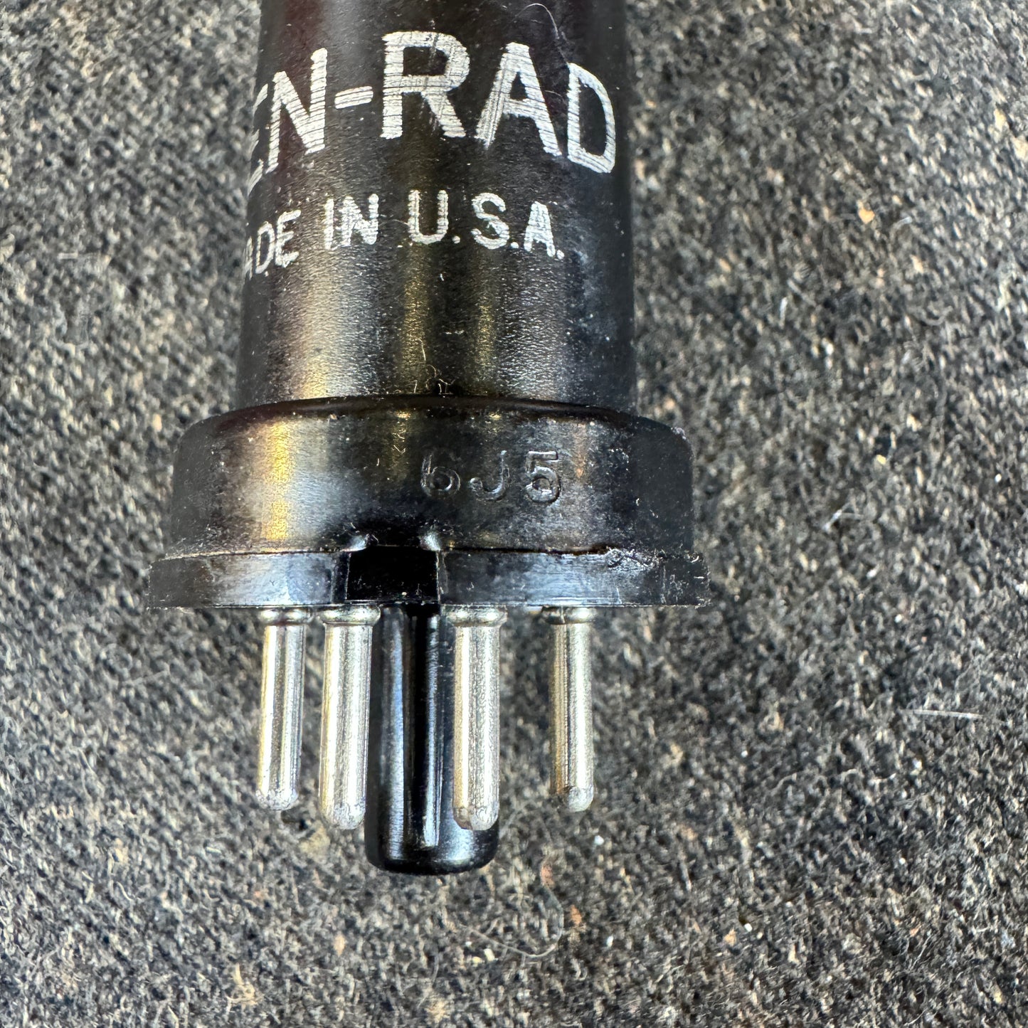 Vintage 1940s Ken-Rad 6J5 Preamp Tube Valve #198