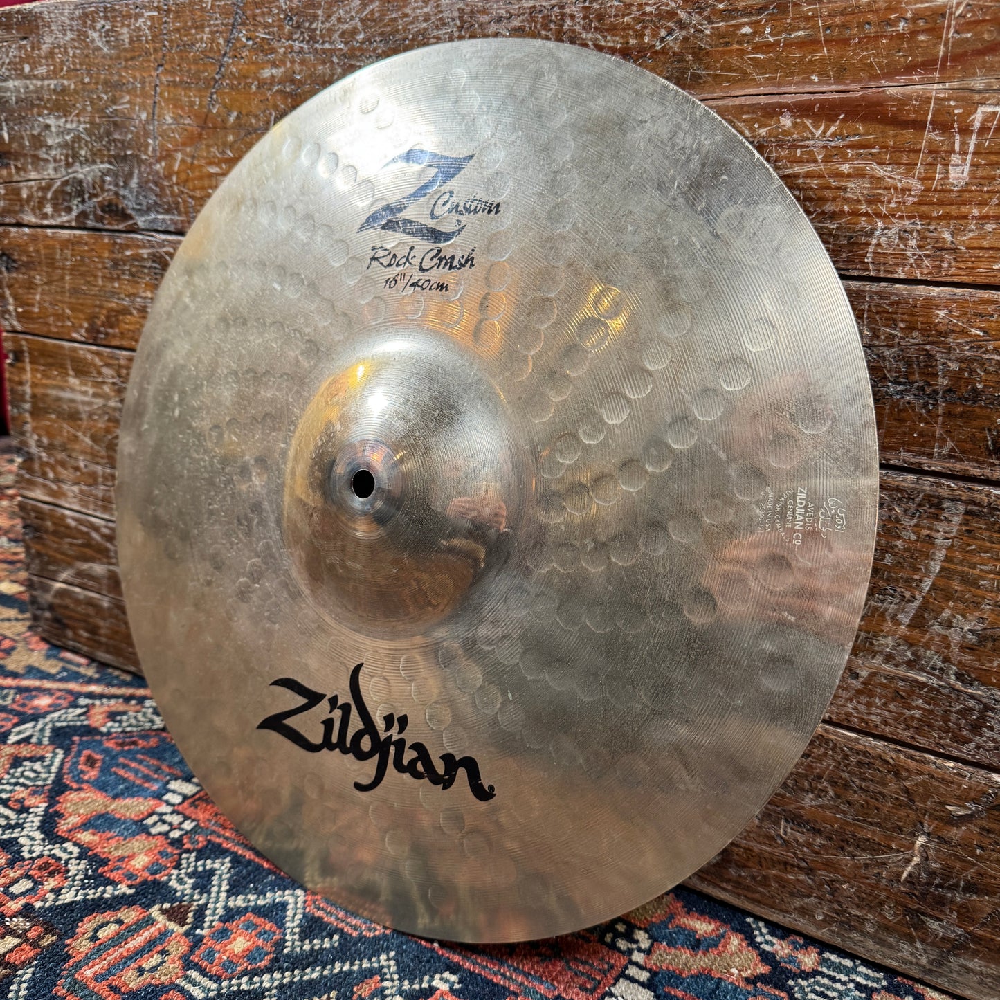 16" Zildjian Z Custom Rock Crash Cymbal 1454g *Video Demo*