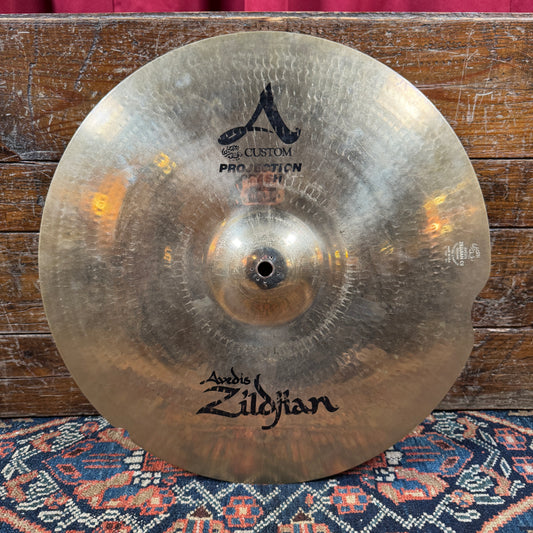 17" Zildjian A Custom Projection Crash Cymbal 1233g Repaired *Video Demo*