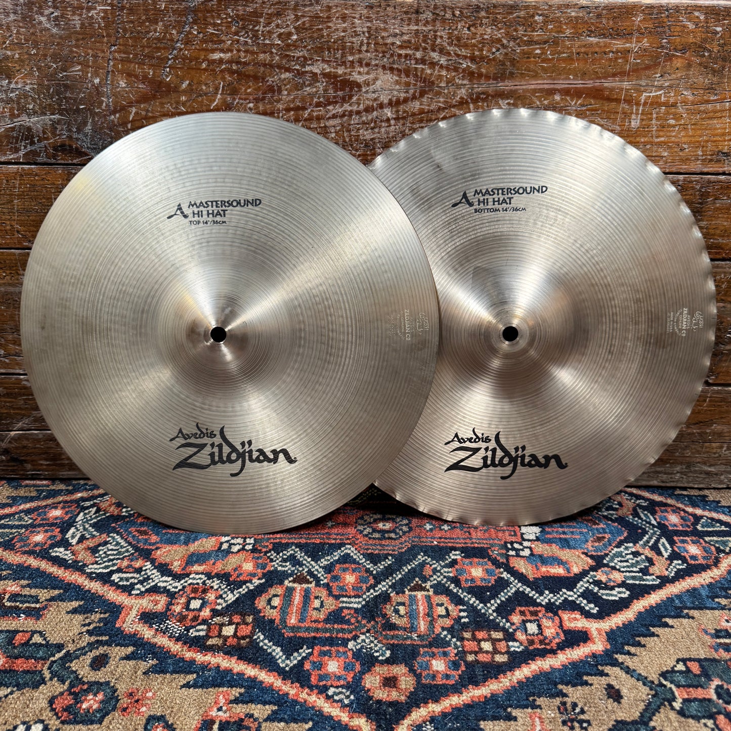 14" Zildjian A Mastersound Hi-Hat Cymbal Pair 1140g/1426g *Video Demo*