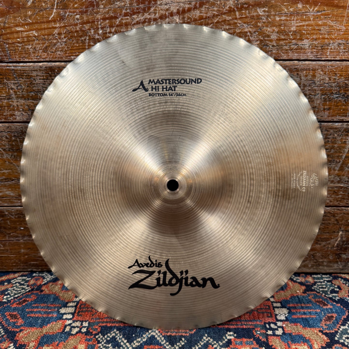 14" Zildjian A Mastersound Hi-Hat Cymbal Pair 1140g/1426g *Video Demo*