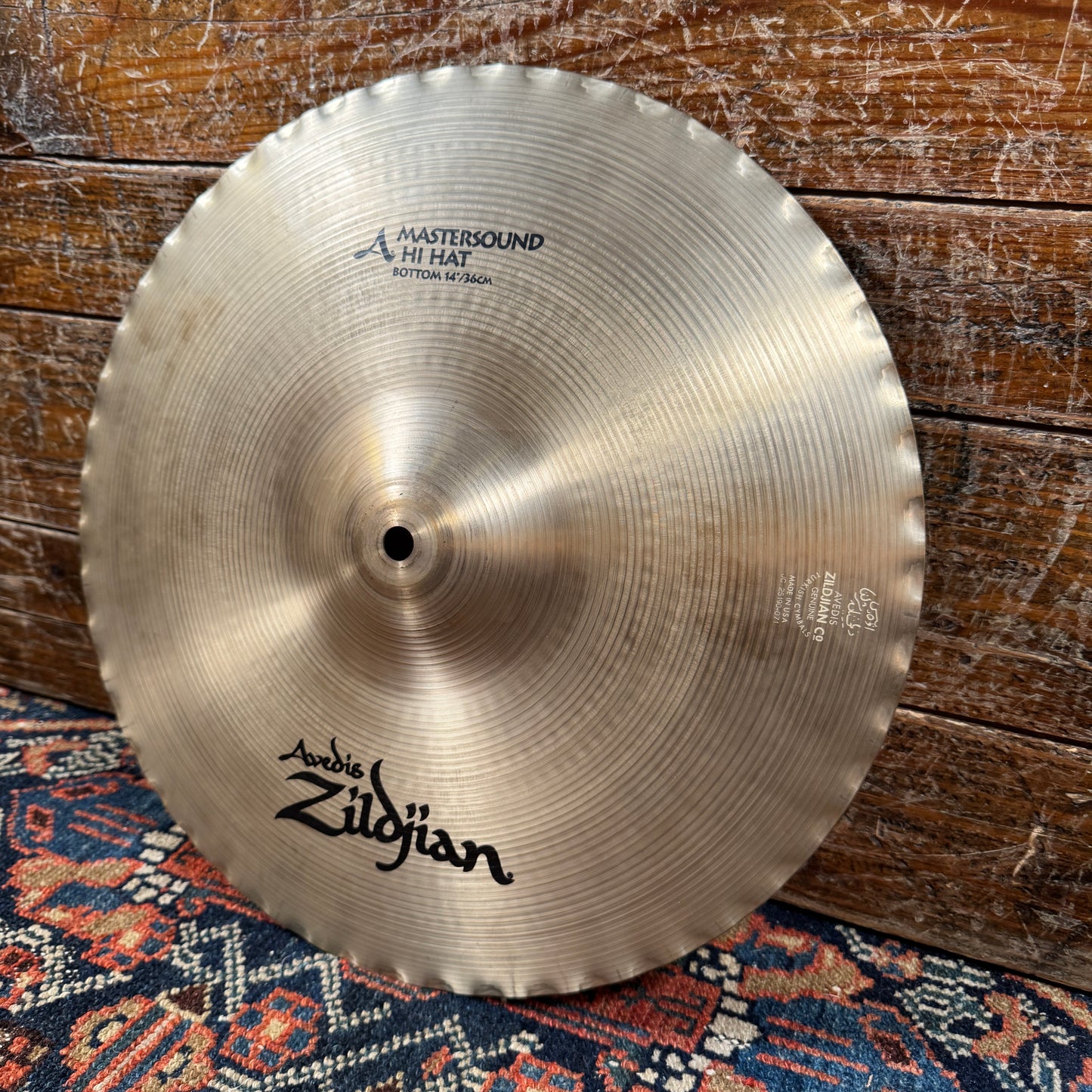 14" Zildjian A Mastersound Hi-Hat Cymbal Pair 1140g/1426g *Video Demo*